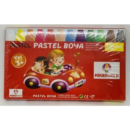 MİKROGOLD 12Lİ PASTEL BOYA